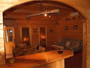 Interior cabaña 5-6 personas Interior cabaña 5-6 personas