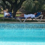 Descanso en la piscina